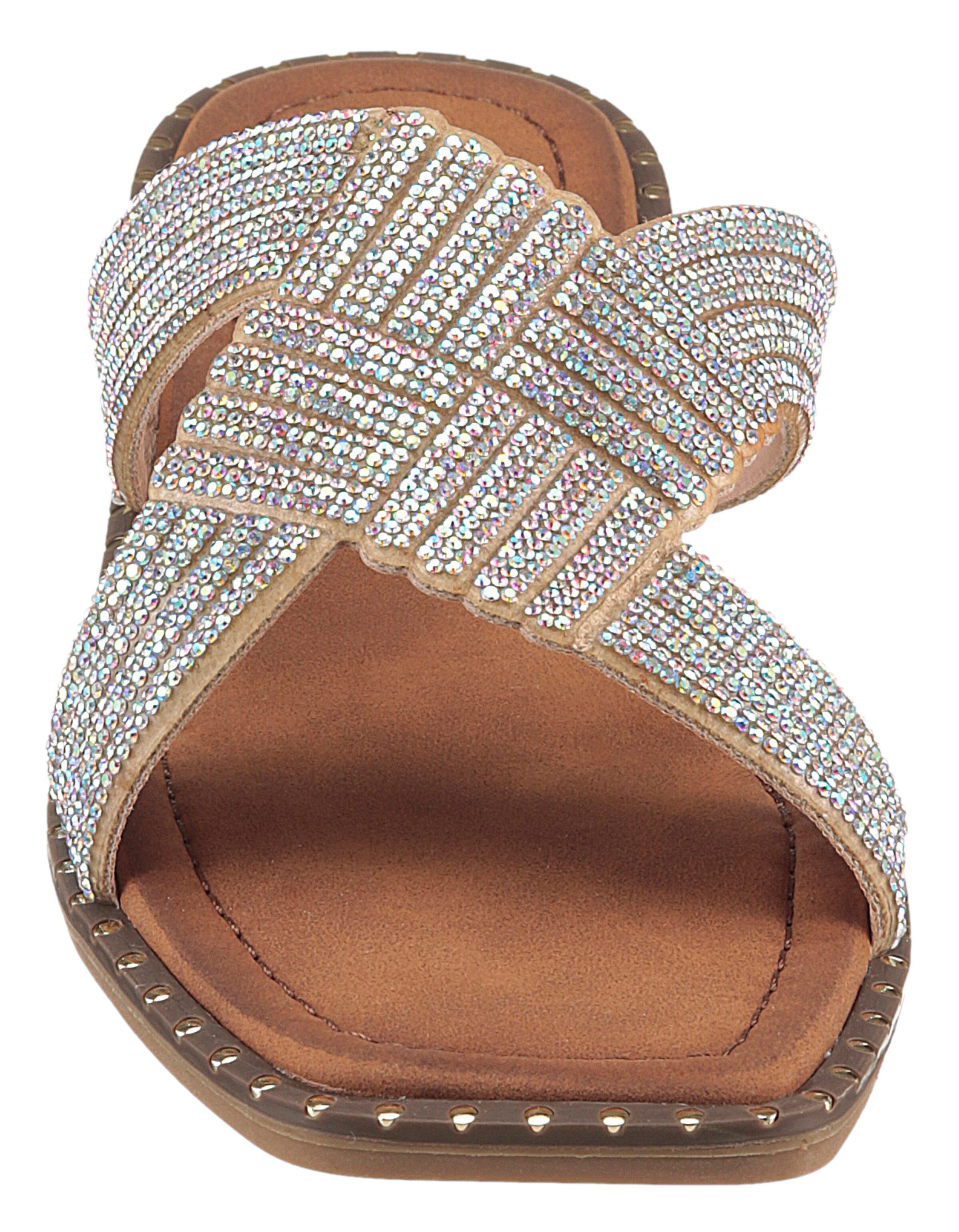 Aniston Mules in Beige