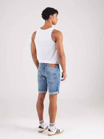 INDICODE JEANS Štandardný strih Džínsy 'INKaden Holes' - Modrá