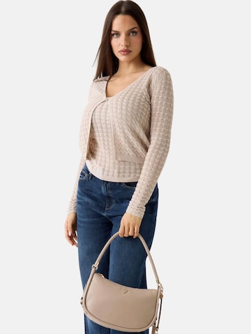 GUESS Handväska 'GUESS BORSA DANYA' i beige: framsida