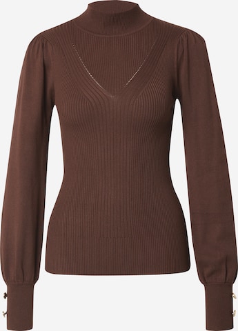 River Island Sweater in Brown: front