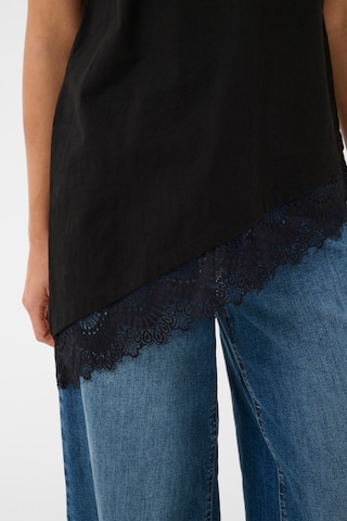 CULTURE - Camiseta 'CUVena' en negro