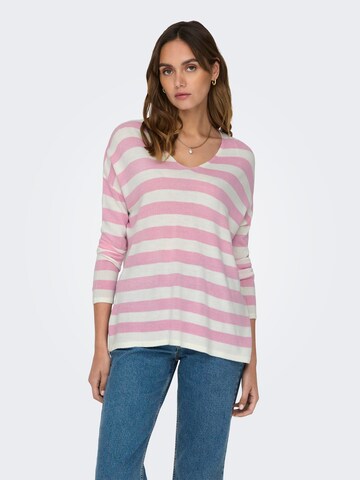 ONLY Pullover 'AMALIA' i hvid: forside