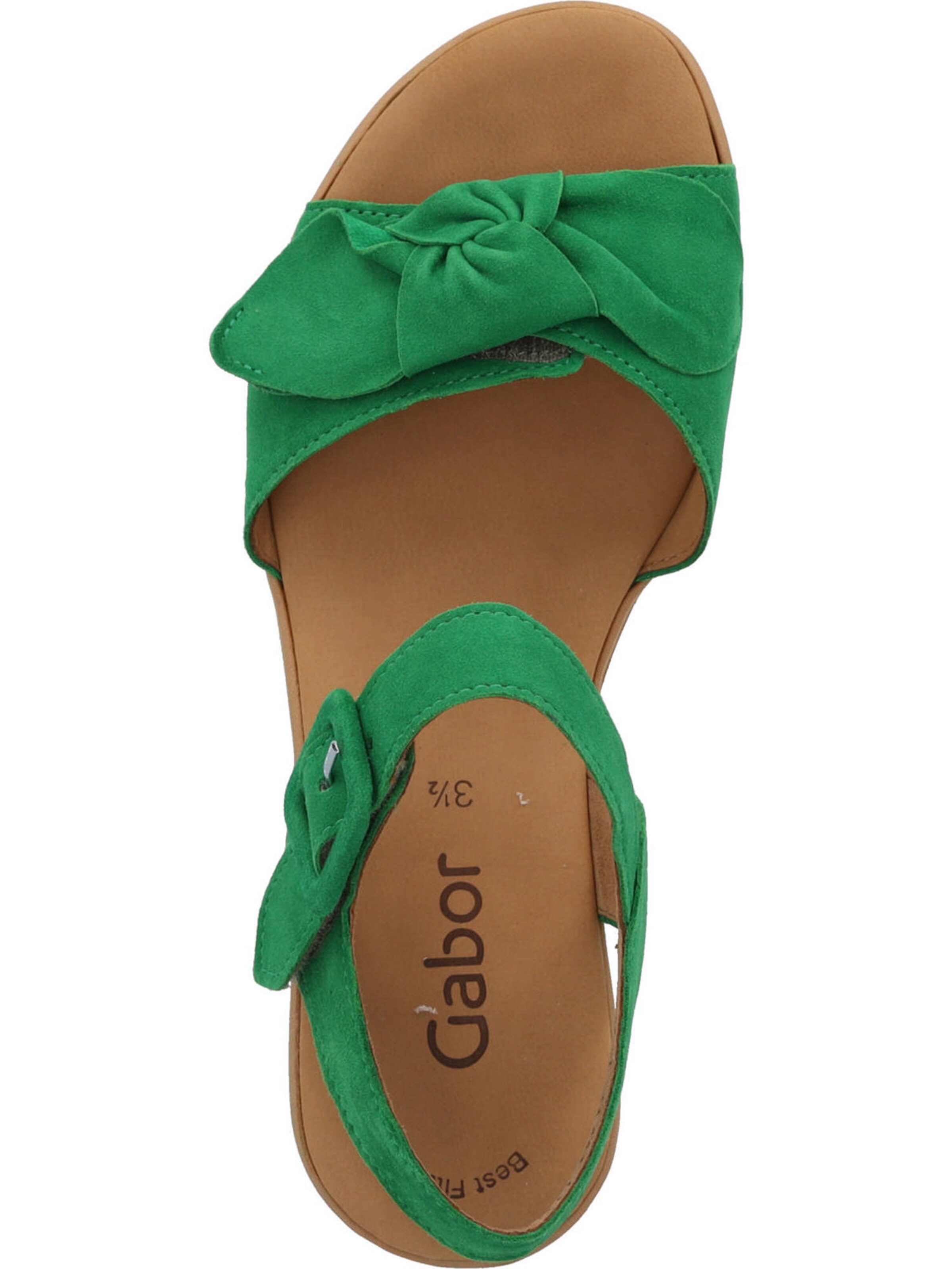 GABOR Sandale in Grün