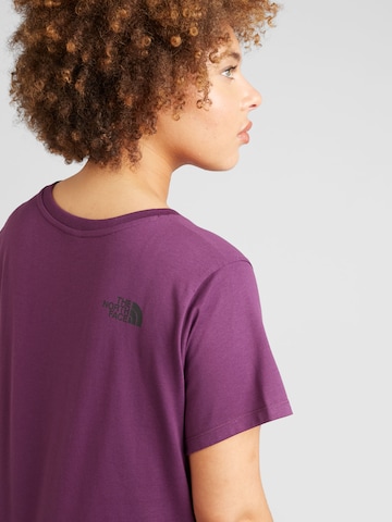 T-shirt 'SIMPLE DOME' THE NORTH FACE en violet