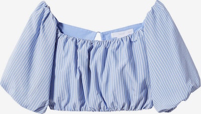 MANGO Bluza u svijetloplava / bijela, Pregled proizvoda