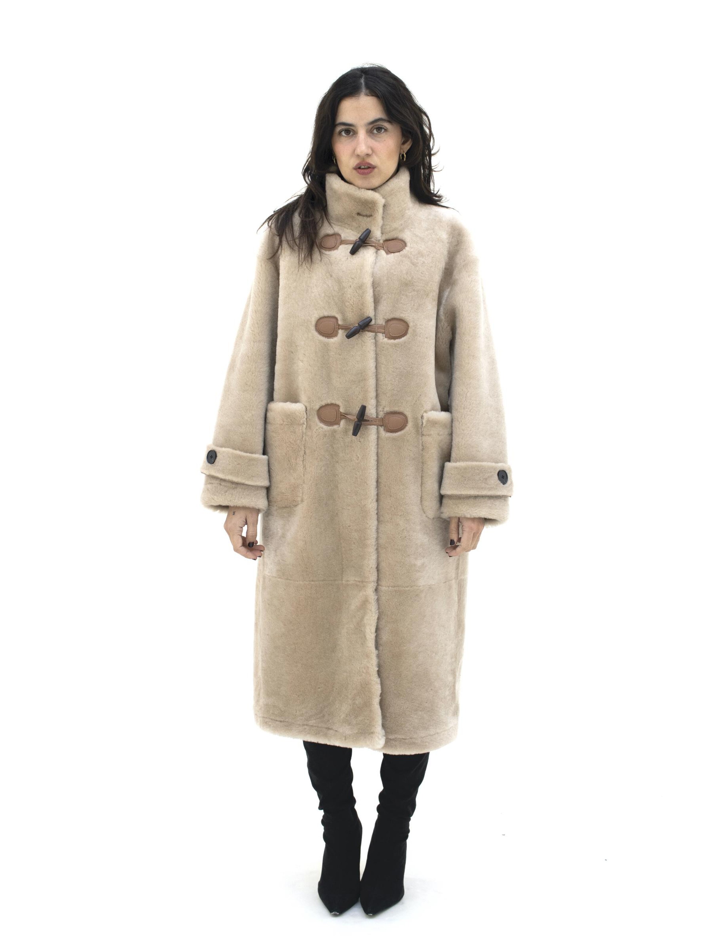 Just things we like - Abrigo de invierno 'FUFU' en beige