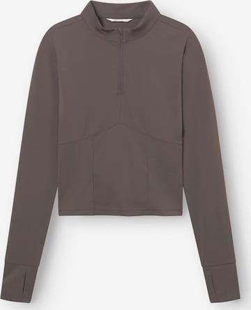 rethinkit studios Half zip - True to body ' ' in Braun: Vorderseite
