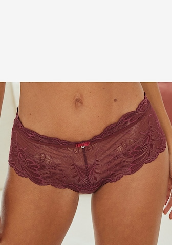 LASCANA Boyshorts in Red: front