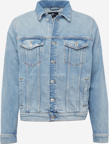 7 for all mankind Between-Season Jacket 'PERFECT JACKET Waterfall' in Blue: front