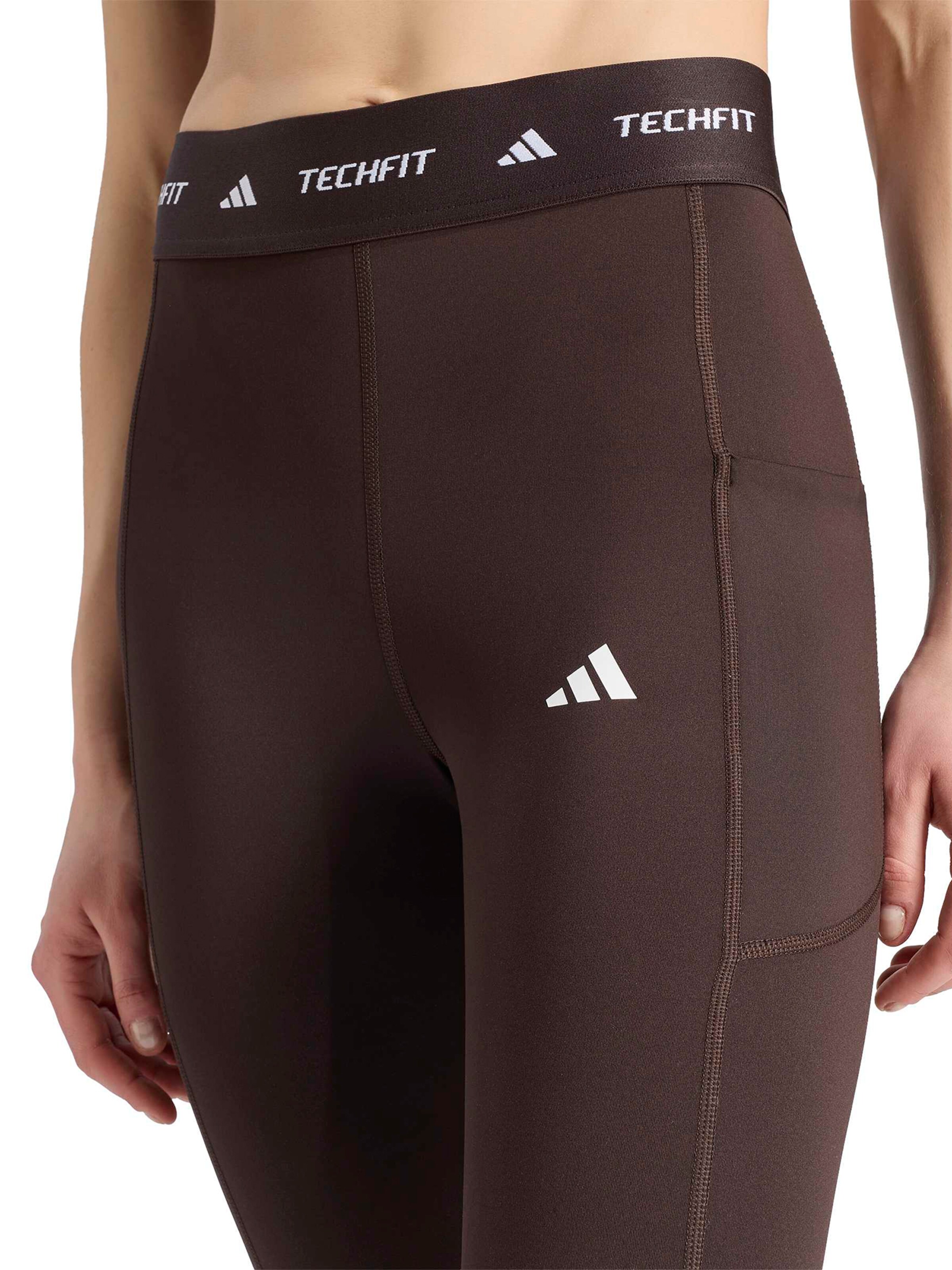 ADIDAS PERFORMANCE Скинни Спортивные штаны 'STASH' в Коричневый