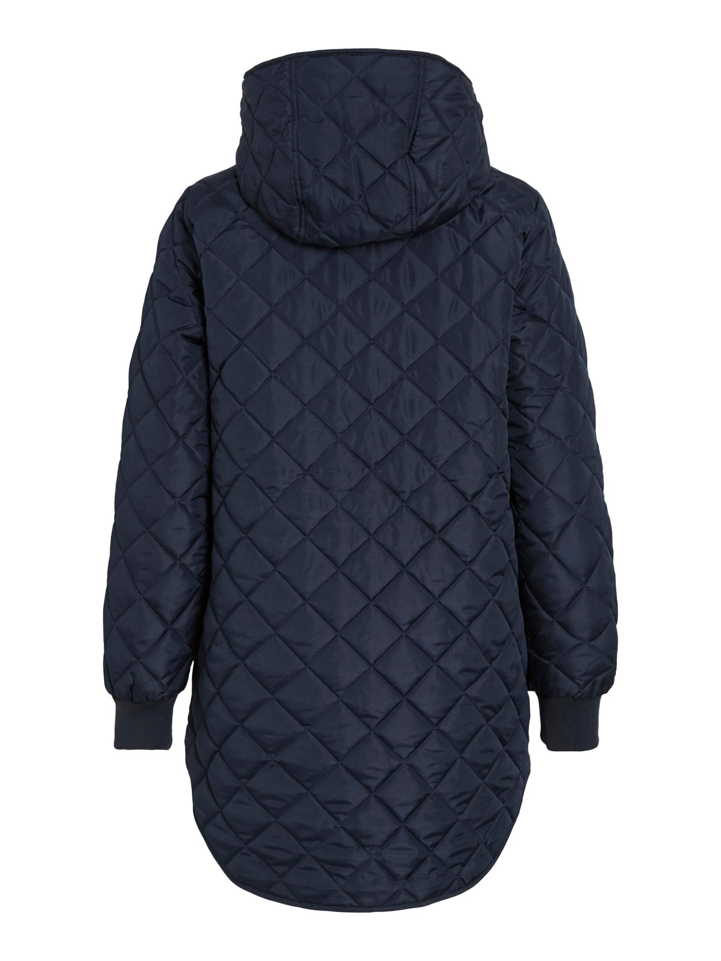 VILA Between-Seasons Coat in Blue