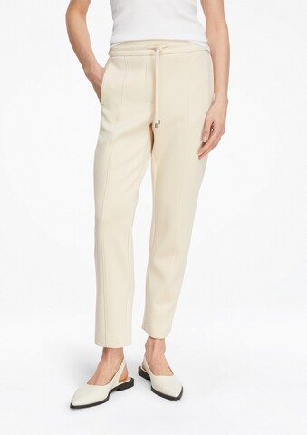 Regular Pantalon COMMA en beige
