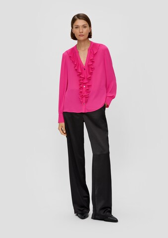 s.Oliver BLACK LABEL Blouse in Pink