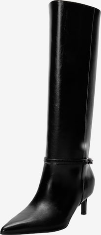 Bottes Pull&Bear en noir : devant