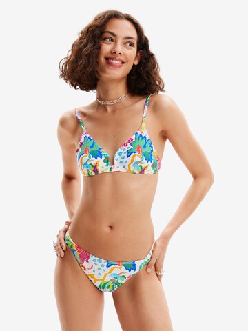 Bustino Top per bikini di Desigual in bianco: frontale