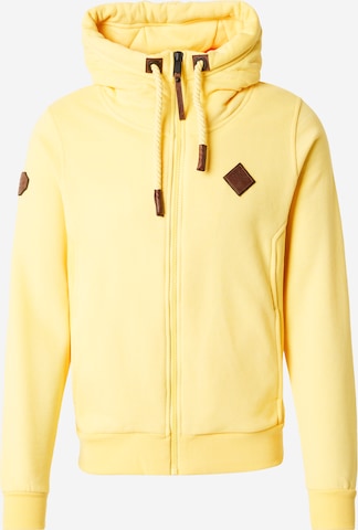 naketano Sweatjacke in Gelb: Vorderseite