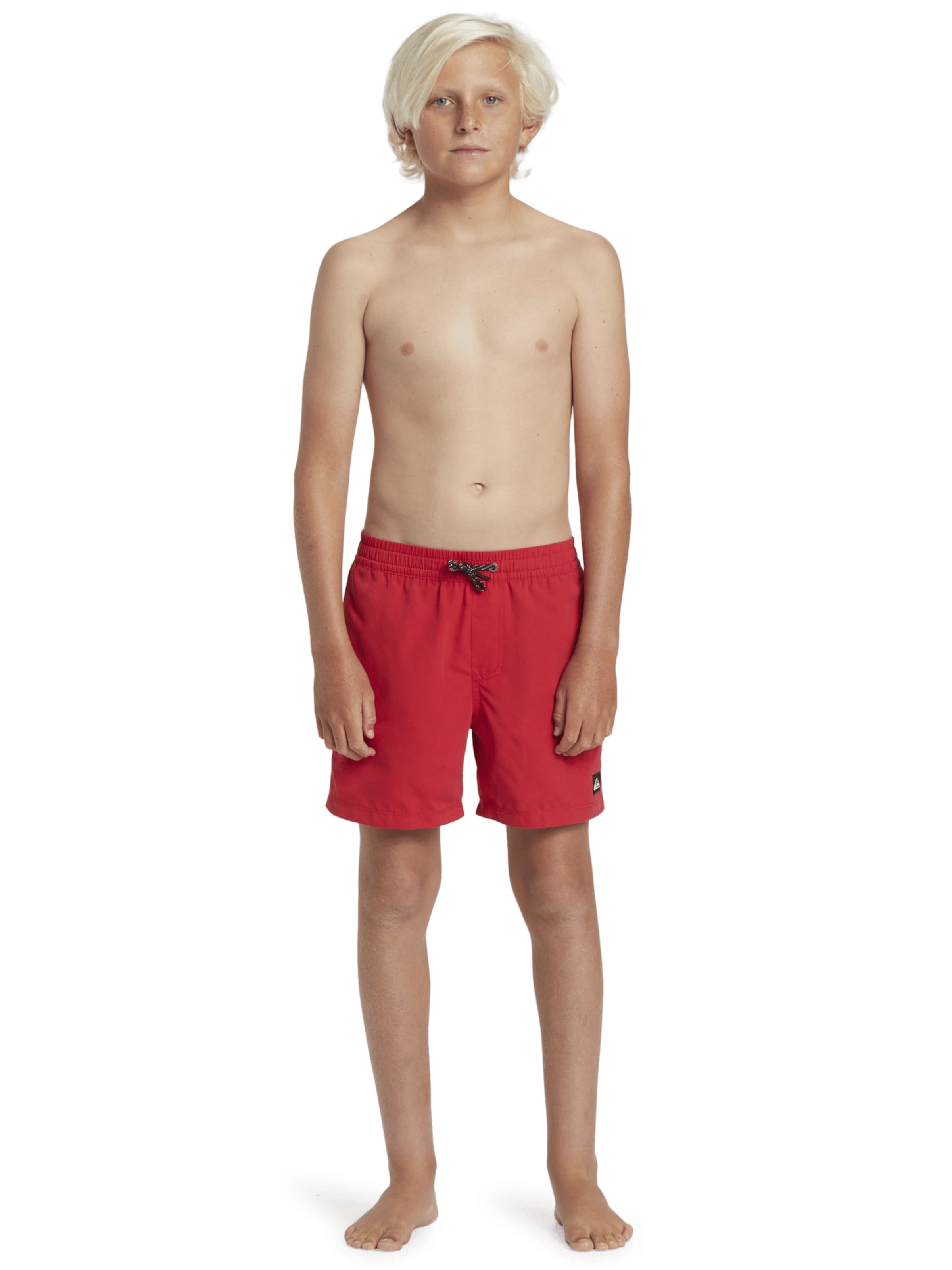 QUIKSILVER Board Shorts 'Everyday Solid Volley Yth 14' in Red