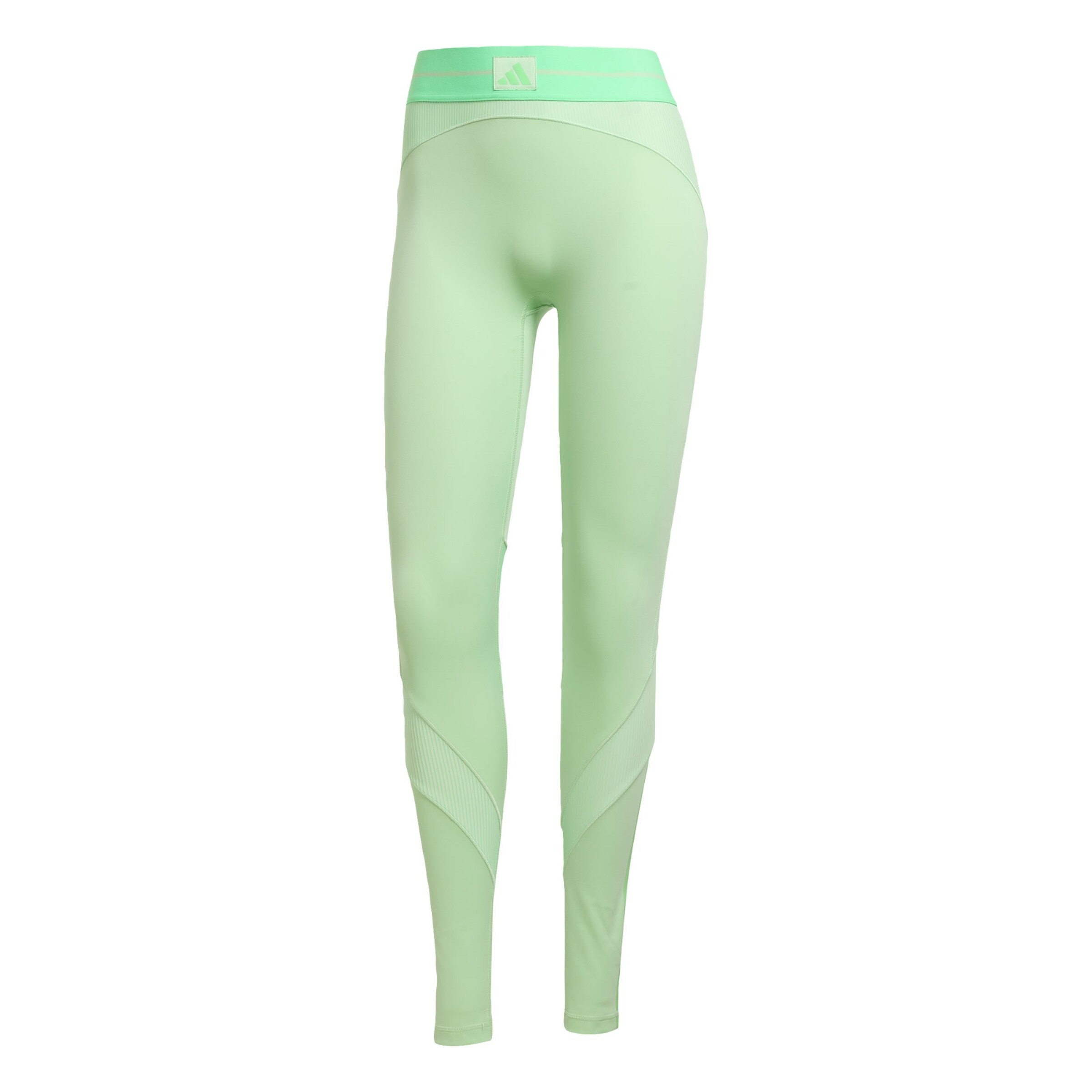 ADIDAS PERFORMANCE - Skinny Pantalón deportivo 'Hyperglam' en verde: frente