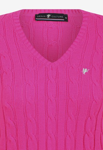 DENIM CULTURE Pullover 'Holly' i pink
