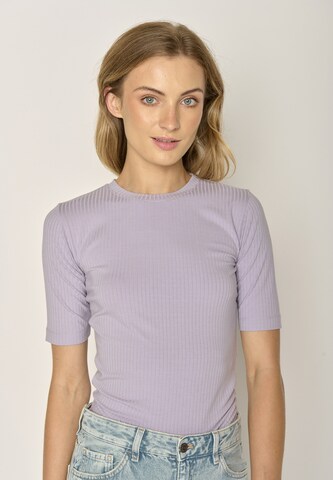GREENBOMB Shirt in Purple: front