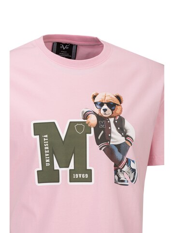 19V69 ITALIA - Camiseta 'Rafael College' en rosa