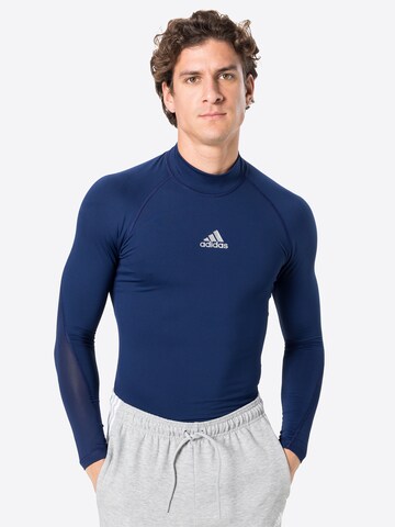 T-Shirt fonctionnel ADIDAS SPORTSWEAR en bleu : devant