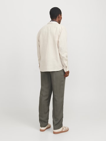 JACK & JONES Loosefit Pressveckad byxa 'JPSTKarl Skye' i grön