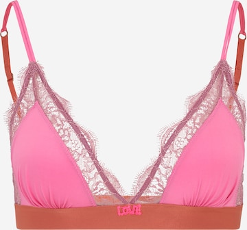 LOVE StoriesTrokutasti Grudnjak - roza boja: prednji dio