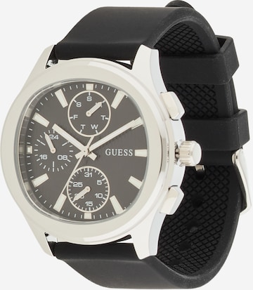 sidabrinė GUESS Analoginis (įprasto dizaino) laikrodis: priekis