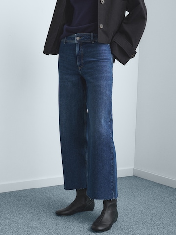 MANGO Ohlapna forma Kavbojke 'CATHERIN' | modra barva: sprednja stran