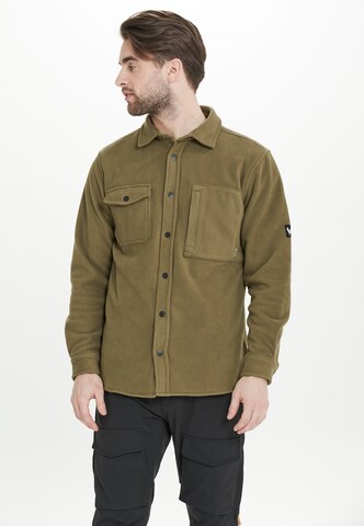 Whistler Regular fit Athletic button up shirt 'Enzo' in Green: front