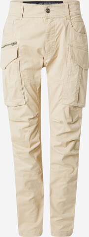 Pantalon cargo 'JOE' REPLAY en beige : devant