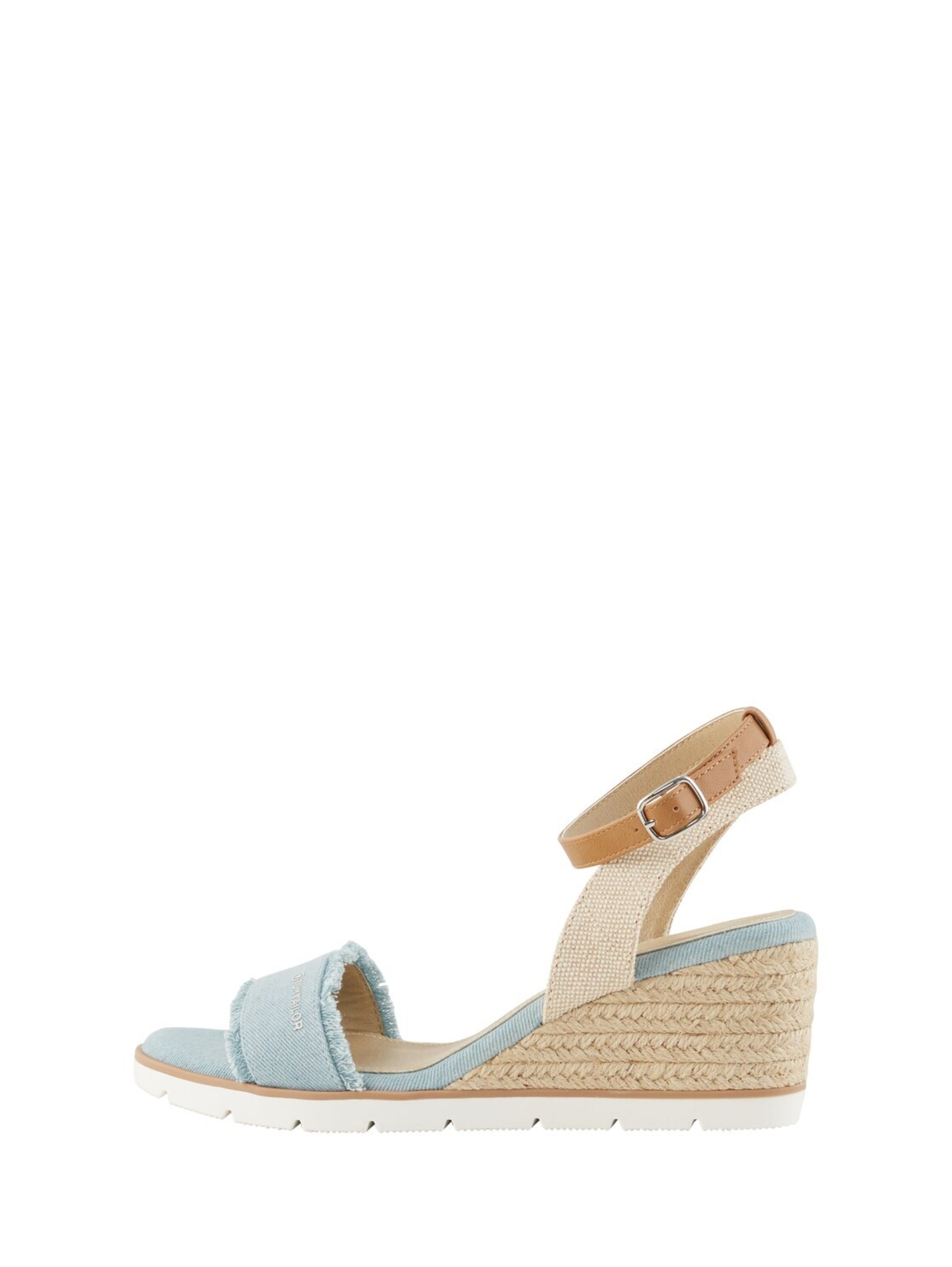 TOM TAILOR Strap sandal in Blue