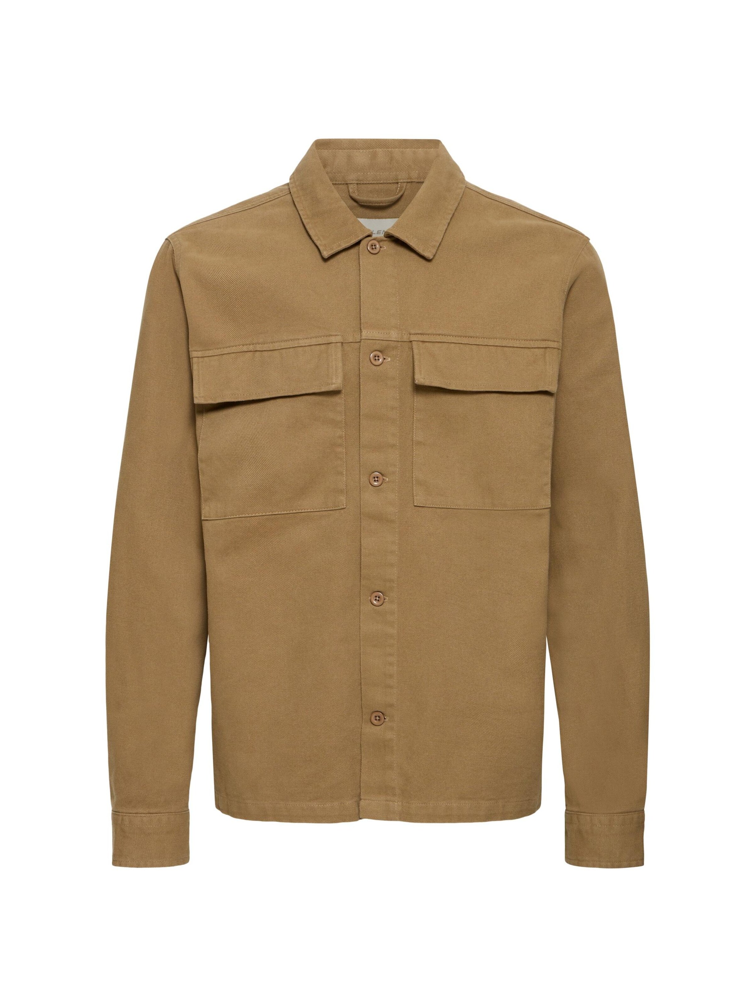 BLEND Übergangsjacke 'BHCuma Overshirt' in L in braun, Produktansicht