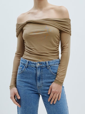 EDITED Shirt 'Bea' in Brown: front