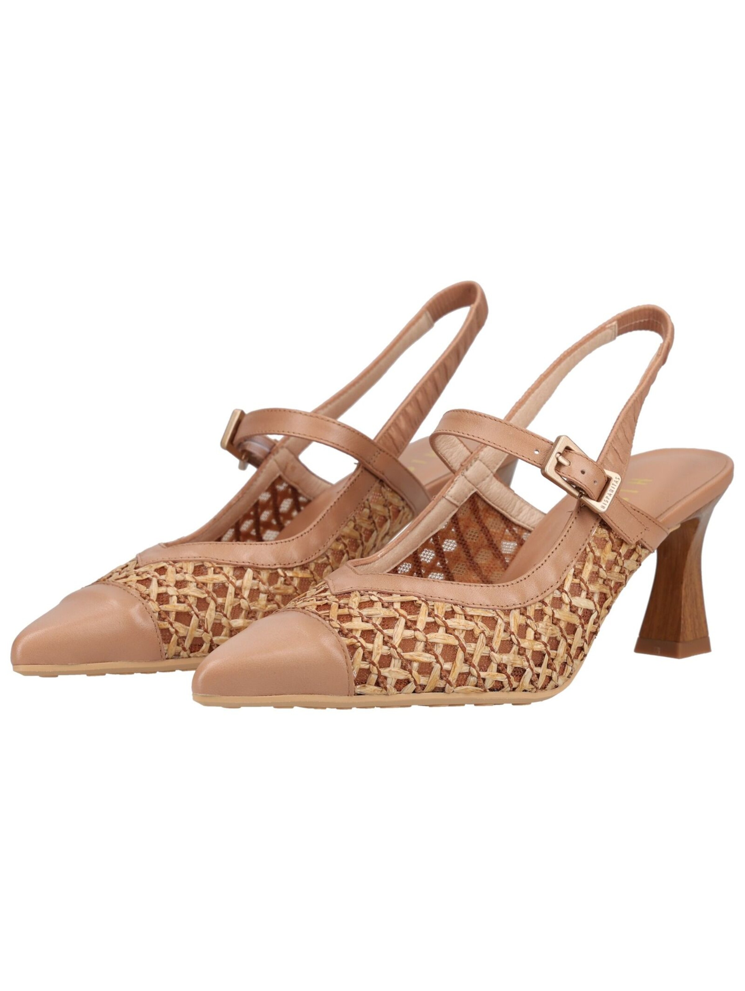 Escarpins à bride arrière Hispanitas en marron