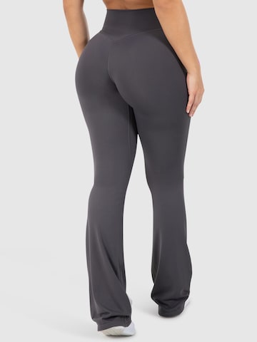 évasé Pantalon de sport 'Leona' Smilodox en gris