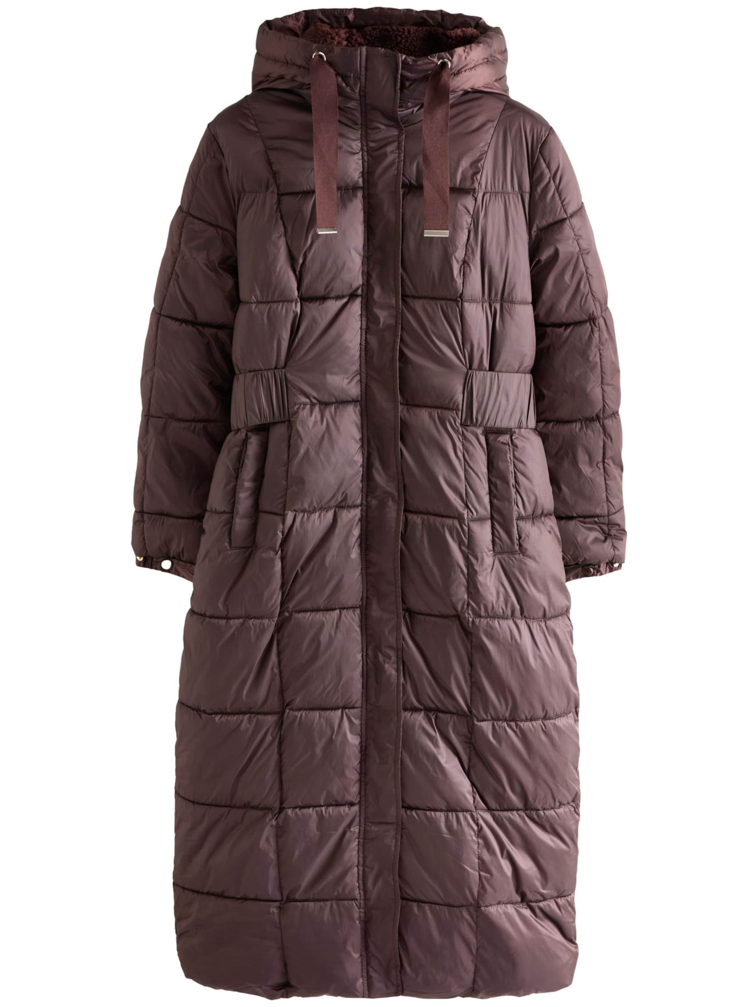 sarkans Next Ziemas mētelis: no priekšpuses