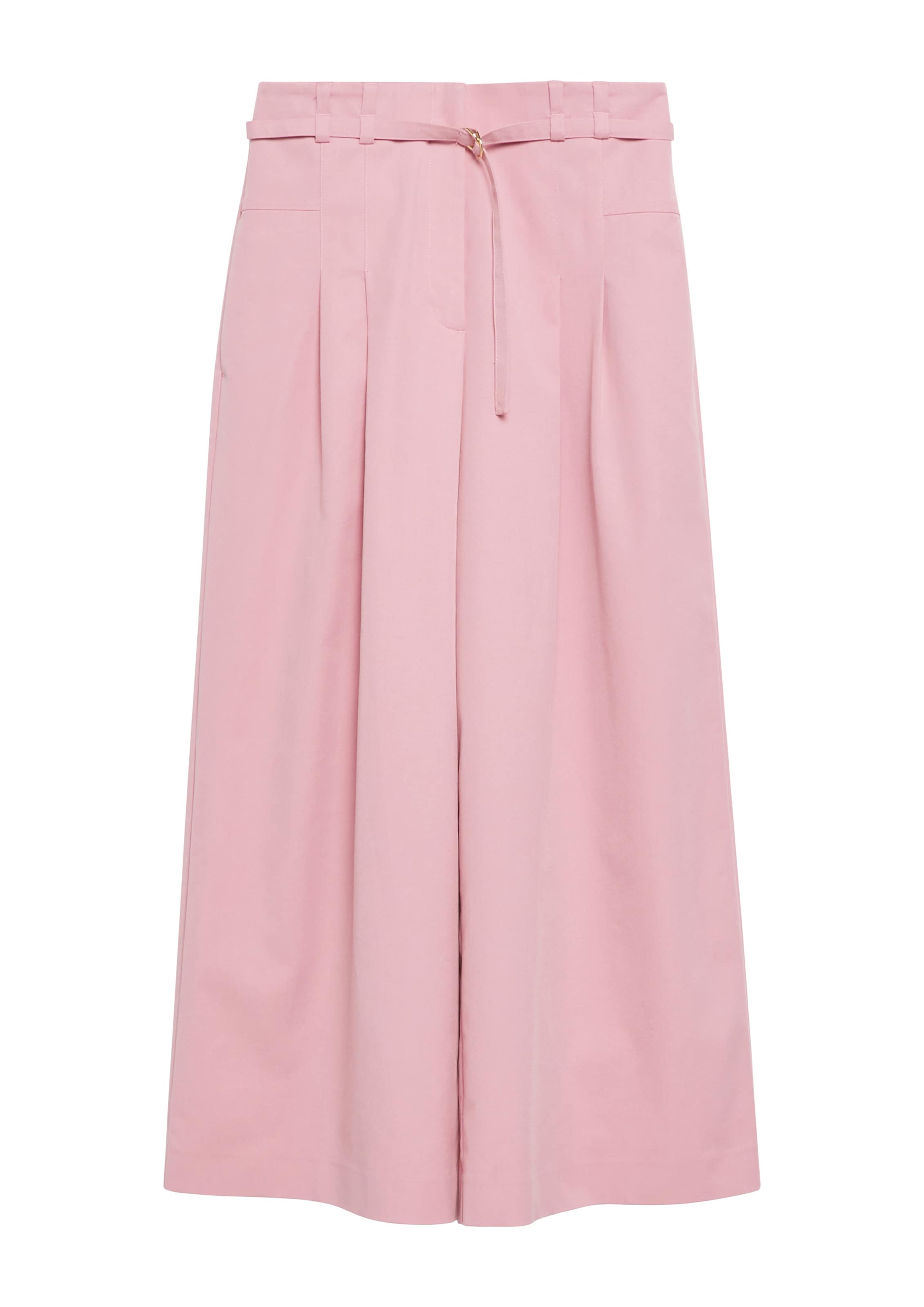 Wide Leg Pantalon COMMA en rose : devant