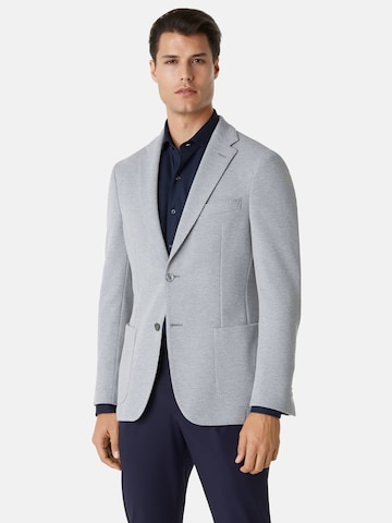 Coupe regular Veste de costume Boggi Milano en gris : devant