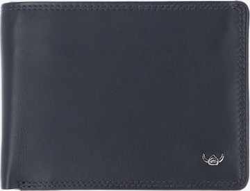 Porte-monnaies ' RFID ' GOLDEN HEAD en bleu : devant