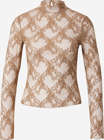 Daahls by Emma Roberts exclusively for ABOUT YOU Shirt 'Claire' in Beige: front