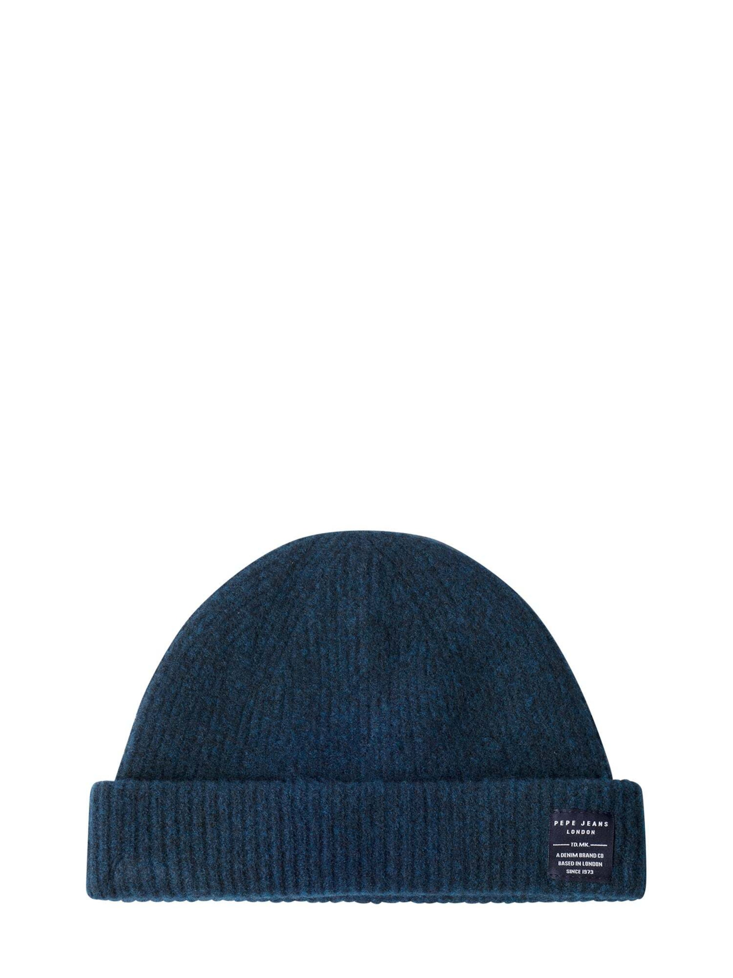 Bonnet 'EDWARD' Pepe Jeans en bleu : devant