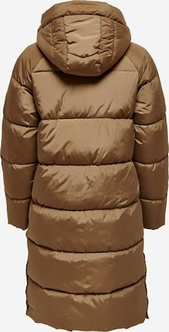ONLY Winter Coat 'Amanda' in Brown