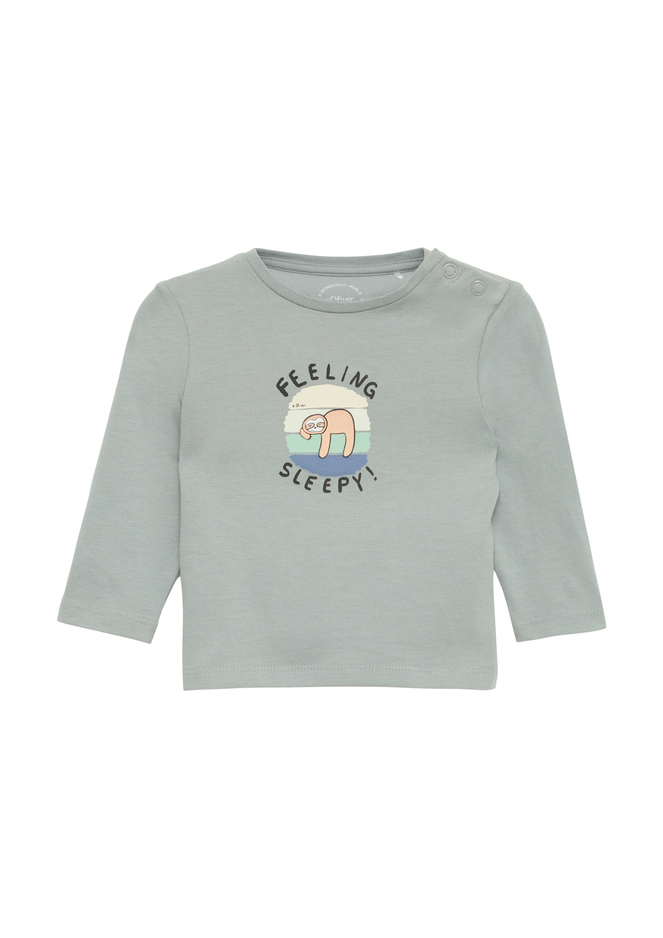 s.Oliver Shirt in Grijs: voorkant