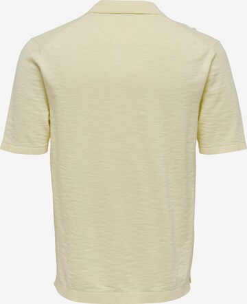 Only & Sons - Camiseta 'Ace' en amarillo