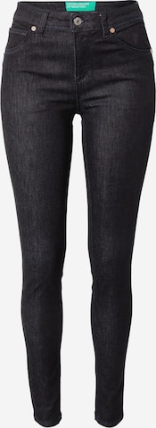 UNITED COLORS OF BENETTON Skinny Jeans in Black: front