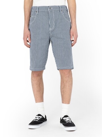 DICKIES Regular Shorts 'Hickory' in Blau: predná strana