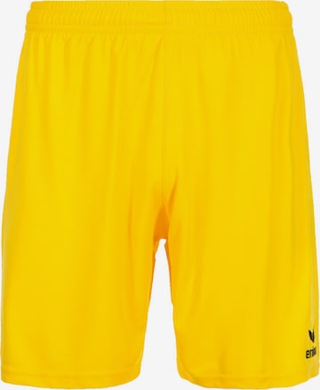 ERIMA Regular Workout Pants 'Rio 2.0' in Yellow: front