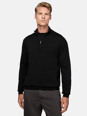 Pullover di Boggi Milano in nero: frontale